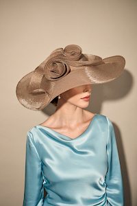 Sommerhut Damen elegant Hut bronze -  Bild-8