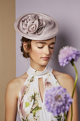Fascinator hat lilac