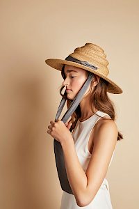 Travel collapsible packable straw hat natural -  image-5