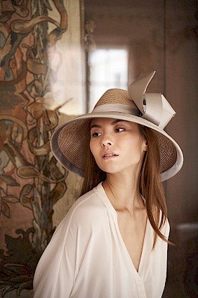 Damen Hut Anlasshut Farbauswahl Ascot Strohhüte Sommerhüte Festlich Elegant