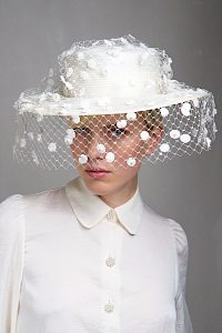 Couture | Hochzeitshut mit Schleier -  Bild-3
