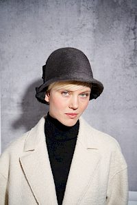 20er Jahre Hut grau rollbar -  Bild-4