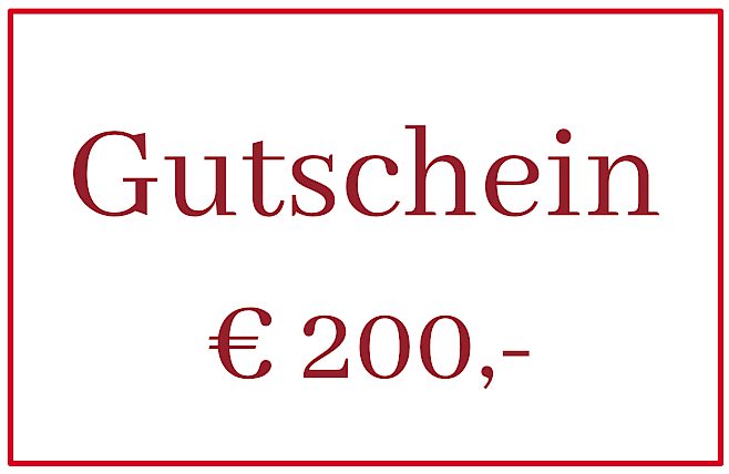 Atelier | Gift voucher € 200,00