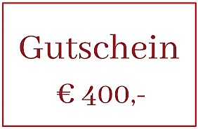 Gift voucher worth € 400,00