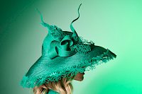 Couture | Couture Sommerhut in grün (Unikat Nr. 442) -  Bild-4