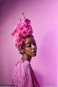 Couture | Fascinator pink (Unikat Nr. 434) -  Bild-2