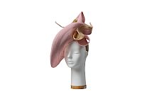 Faszinator Hut für Hochzeitsgast in rosé und beige -  Bild-6