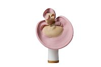 Faszinator Hut für Hochzeitsgast in rosé und beige -  Bild-10