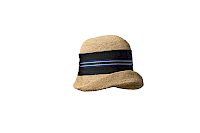 Strohhut Damen natur mit schwarzem Band 20er Jahre Stil Cloche-Hut Topfglocke -  image-27