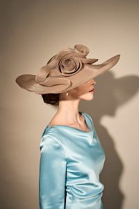 Sommerhut Damen elegant Hut bronze -  Bild-7